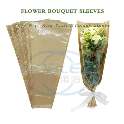Meerdere zakken Y-vorm Kraftpapier bloemboeketten mouwen voor rozenverpakking