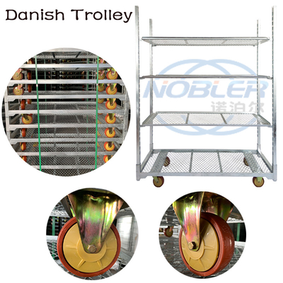 Nederlandse trolley Cc Container Rack Flower Shipping Deense trolley cart