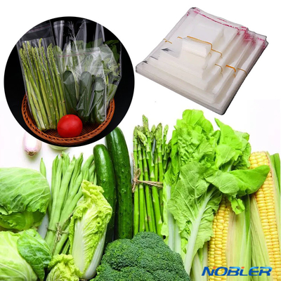 Multi-specificatie plastic transparante groentenverpakkingszakken op maat