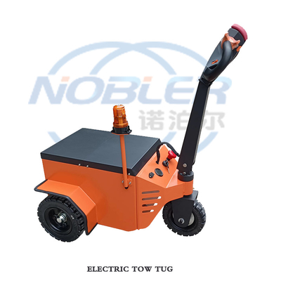 Handheld Electric Tractor Flower Trolley Op maat gemaakte 300Ah High Elast Electric Tow Tug