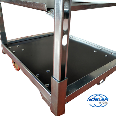 675*562*1700mm Plywood Flower Trolley PP Wheel Makkelijk te installeren en duurzaam