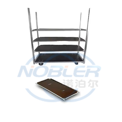 Sterk laadvermogen Cc Deense trolleys Pp Caster waterdicht