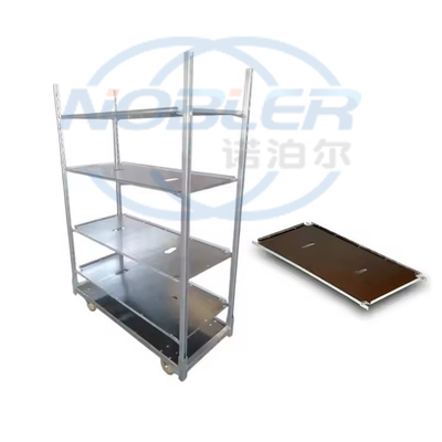 Sterk laadvermogen Cc Deense trolleys Pp Caster waterdicht