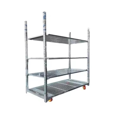 Metalen mand Deense bloemenkar Duurzame constructie Eenvoudige montage