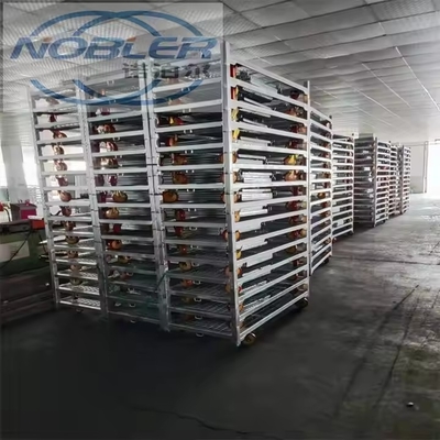 Standard Container Logistiek Truck Nederlandse Plant Trolley Corrosiebestendigheid Vierwiel rollen