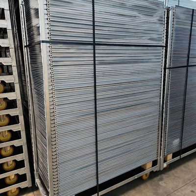 Thermisch verzinkte PP zwenkwiel 1350*565mm Landbouw planten bloemenkar Deense karren voor kas oogstkar