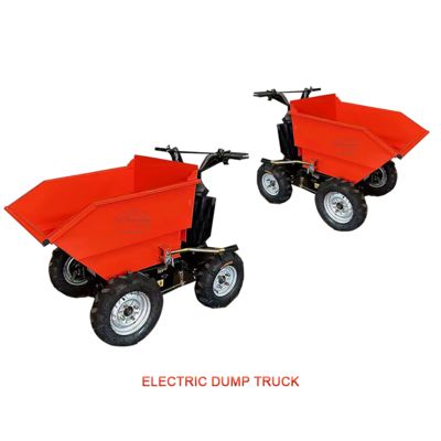 4 snelheid 48V 20h elektrische mini dumper laadvermogen 300 kg