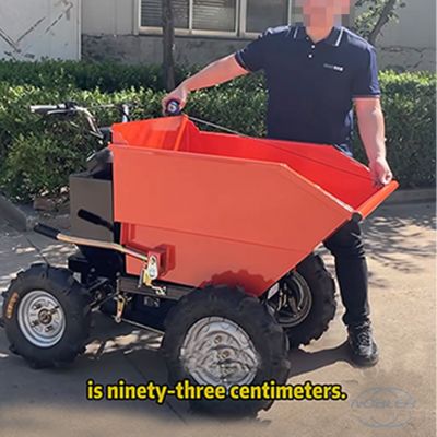 Efficiënte Vier-banden Veelzijdige Mini Elektrische Dumper