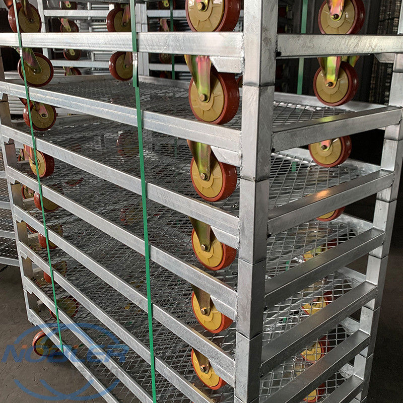 Wielen met remmen Deense trolley 50 kg Handle load capacity Duurzame transportkar ontworpen voor industriële toepassingen