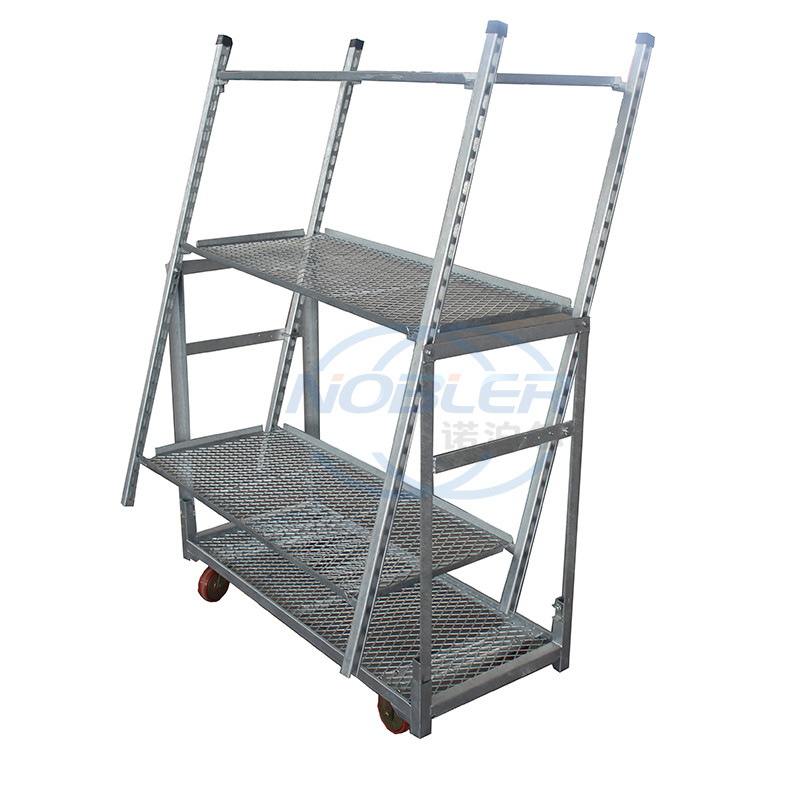 1350*565*1900mm Metalen Maastype Nederlands Bloemenwagen Roestvrij