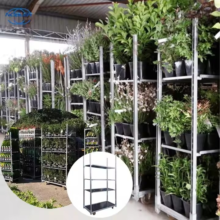 Waterdichte Deense bloemenkar met thermisch verzinkt zink en gaaslaag