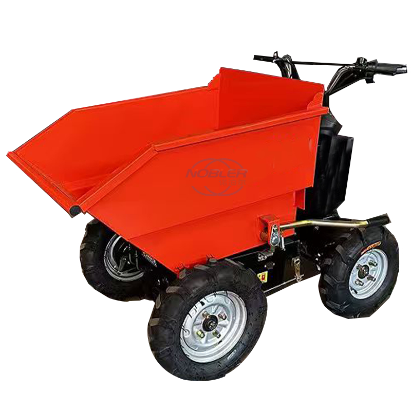 Gebruiksvriendelijke Opvouwbare Achterpedaal Elektrische Mini Dumper 300KG Voor Handige en Arbeidsbesparende Bediening