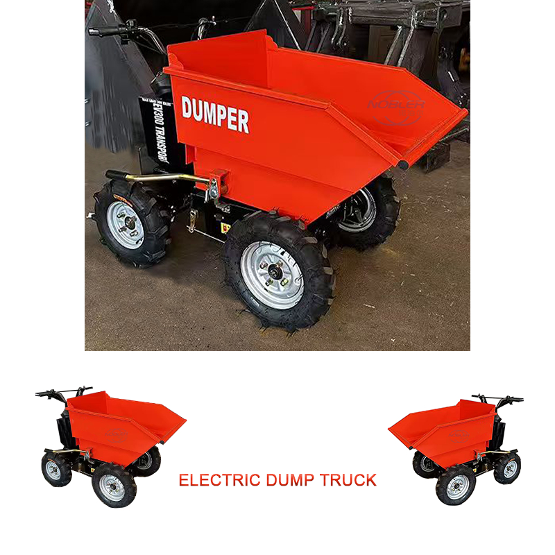 220V / 50Hz 700 W Elektrische Mini Dumper Lange Levensduur