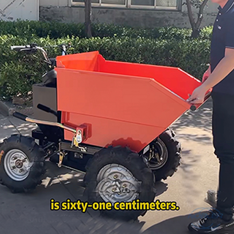 Vier Snelheden Verstelbare Elektrische Mini Dumper voor Logistiek